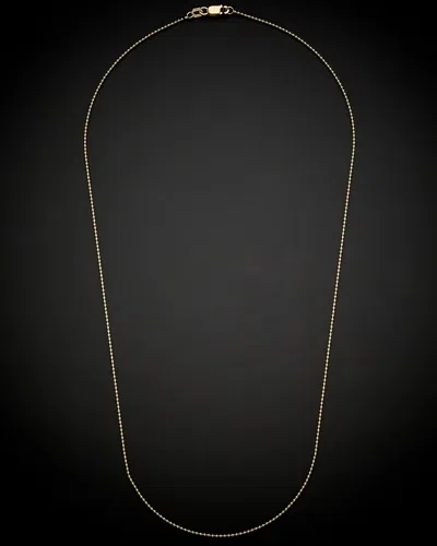 Italian Gold Ball Chain Necklace