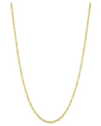 Italian Gold Cable Link Chain Necklace
