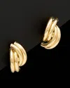 Italian Gold 18k  Hoop Earrings In Gold