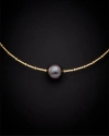 ITALIAN GOLD 18K ITALIAN GOLD PEARL CHOKER NECKLACE