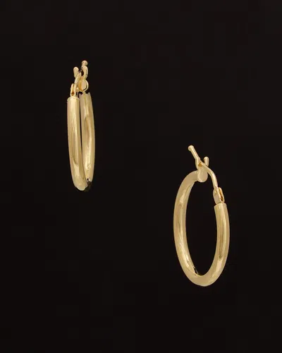 Italian Gold 18k  Polished Hoops