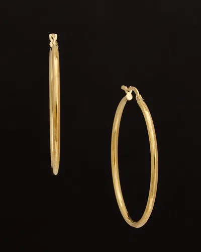 Italian Gold 18k  Polished Hoops