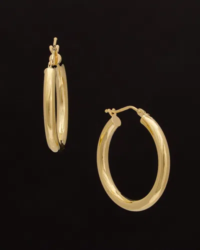 Italian Gold 18k  Polished Hoops