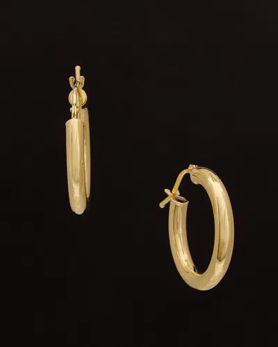 Italian Gold 18k  Polished Hoops