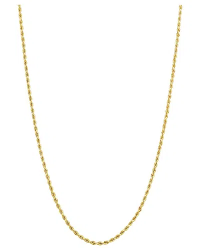 Italian Gold Rope Chain Necklace