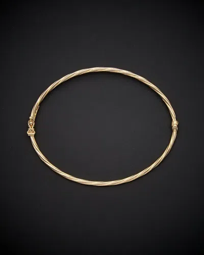 Italian Gold Twist Bangle