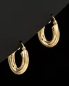 Italian Gold Twisted Hoops