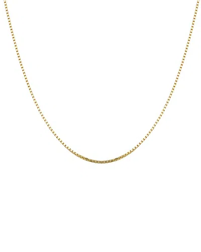Italian Gold Venetian Box Chain Necklace