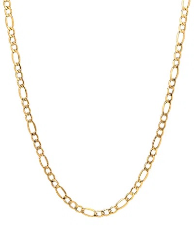 Italian Gold 20" Figaro Link (5-3/4mm) Chain Necklace In 14k Gold In Yellow Gold