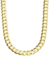 ITALIAN GOLD 30" CURB LINK CHAIN NECKLACE IN SOLID 10K GOLD