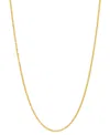 Italian Gold Crisscross Link 18" Chain Necklace In 14k Gold In Yellow Gold