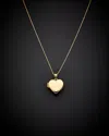 Italian Gold Heart Locket Necklace