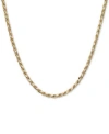 Italian Gold Mens Diamond Cut Rope Chain Jewelry Collection In 14k  Made In Italy In Yellow Gold