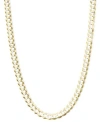 Italian Gold Open Curb Link Chain Necklace 4 5 8mm In Solid 14k Gold In Gold
