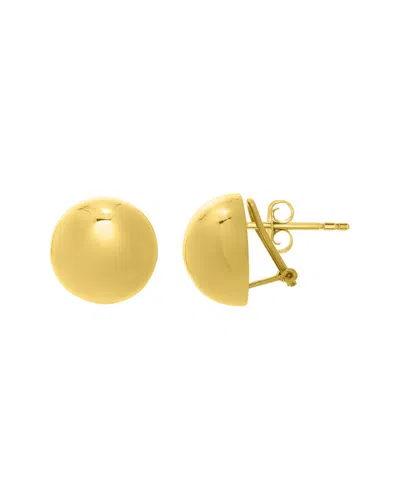 Italian Gold Over Silver 14k  Studs