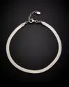 Italian Gold Over Silver Herringbone Anklet