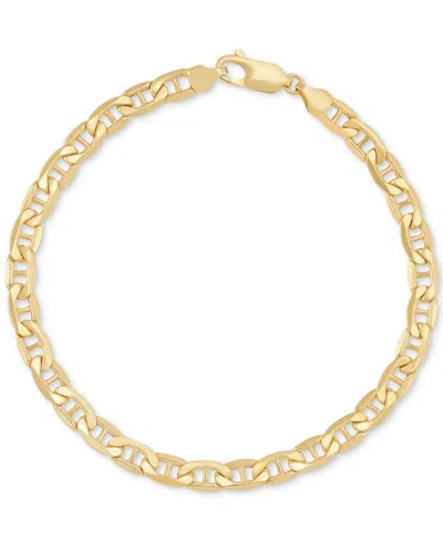 Italian Gold Polished Mariner Chain Bracelet 5.5mm In 14k Yellow Gold