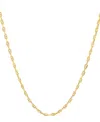 Italian Gold Polished Mariner Link 18" Chain Necklace (2mm) In 10k Gold In Yellow Gold