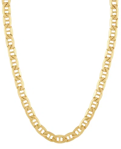 Italian Gold Polished Mariner Link 22" Chain Necklace (5.5mm) In 14k Gold
