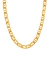 Italian Gold Polished Mariner Link Chain Necklace Collection In 14k Gold 5.5mm In Yellow Gold