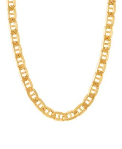 Italian Gold Polished Mariner Link Chain Necklace Collection In 14k Gold 5.5mm In Yellow Gold