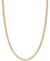 Italian Gold Round Box Link Chain Necklace 1 1 2mm Collection In 14k Gold In Gold