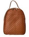 Italian Leather Backpack In Brown