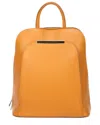 Italian Leather Backpack In Brown