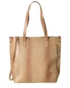 Italian Leather Croc-embossed Shoulder Bag