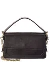 Italian Leather Crossbody In Black