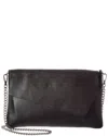 Italian Leather Crossbody In Black