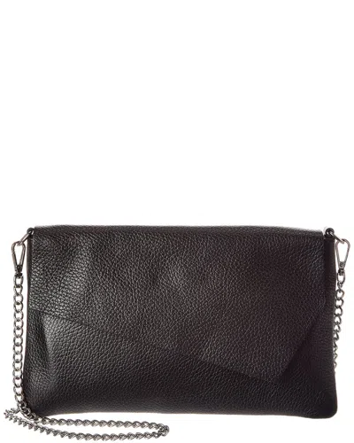 Italian Leather Crossbody In Black