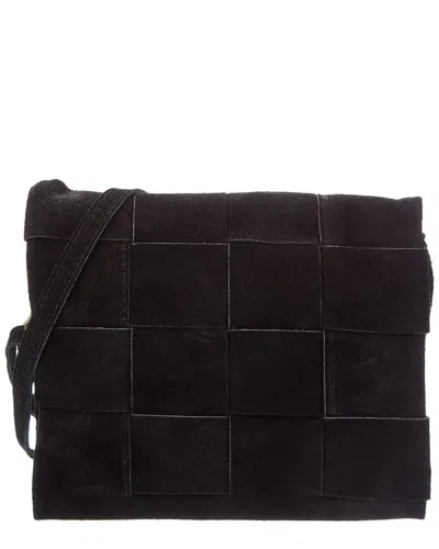 Italian Leather Crossbody In Black