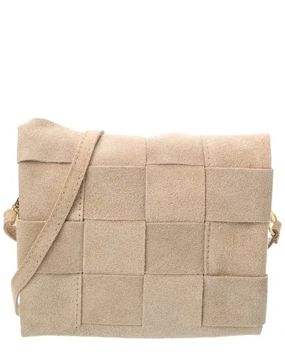 Italian Leather Crossbody In Brown