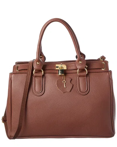 ITALIAN LEATHER ITALIAN LEATHER SATCHEL