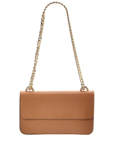 Italian Leather Tess Leather Crossbody Bag In Brown