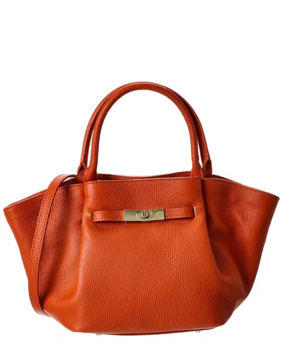 Italian Leather Top Handle Satchel
