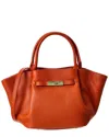 Italian Leather Top Handle Satchel