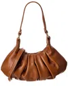 Italian Leather Top Handle Shoulder Bag