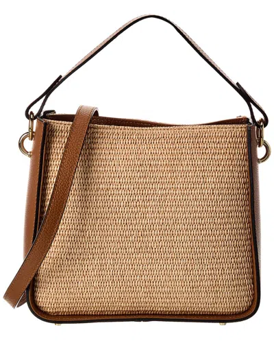 Italian Leather Top Handle Shoulder Bag