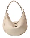 Italian Leather Top Handle Shoulder Bag