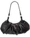 Italian Leather Top Handle Shoulder Bag