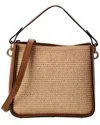 Italian Leather Top Handle Shoulder Bag