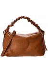 Italian Leather Top Handle Shoulder Bag