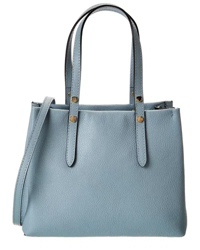 Italian Leather Top Handle Tote