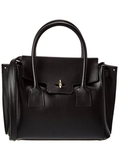Italian Leather Top Handle Tote