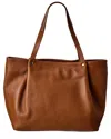 Italian Leather Top Handle Tote
