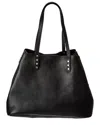 Italian Leather Top Handle Tote