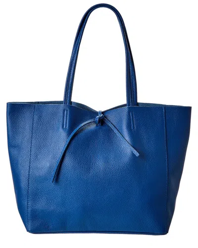 Italian Leather Top Handle Tote