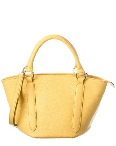 Italian Leather Top Handle Tote